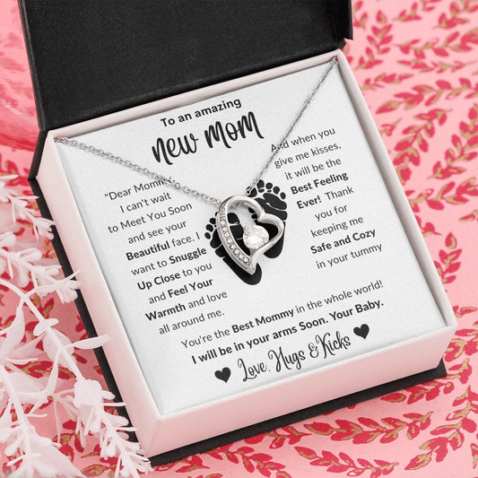 To an amazing New Mom- Forever Love Necklace